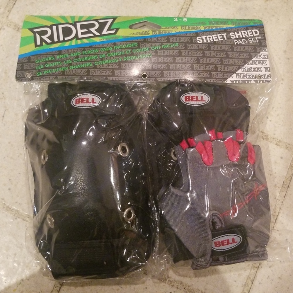 Gloves, knee, and elbow pads